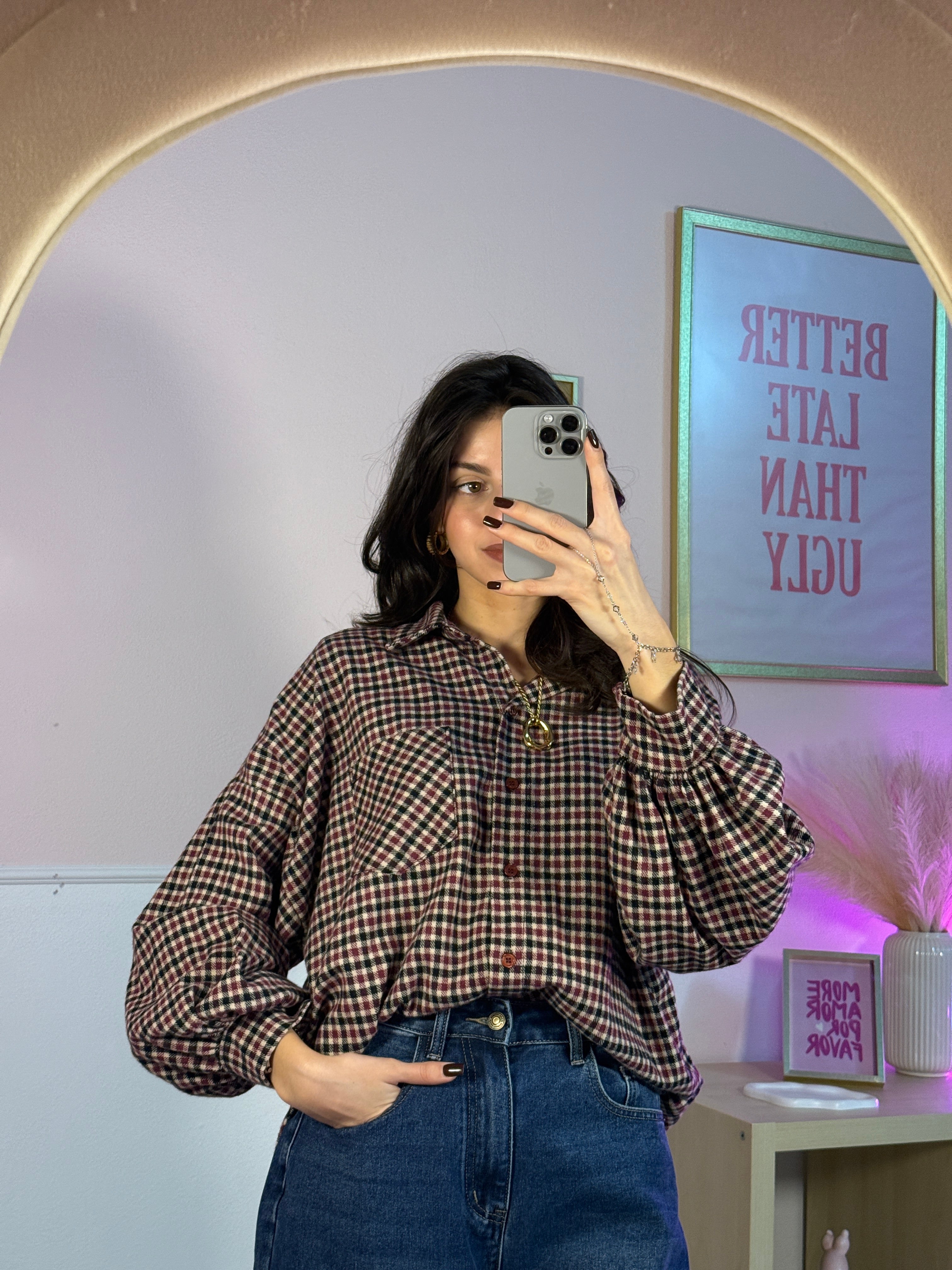 Camicia Nashville variante Bordeaux