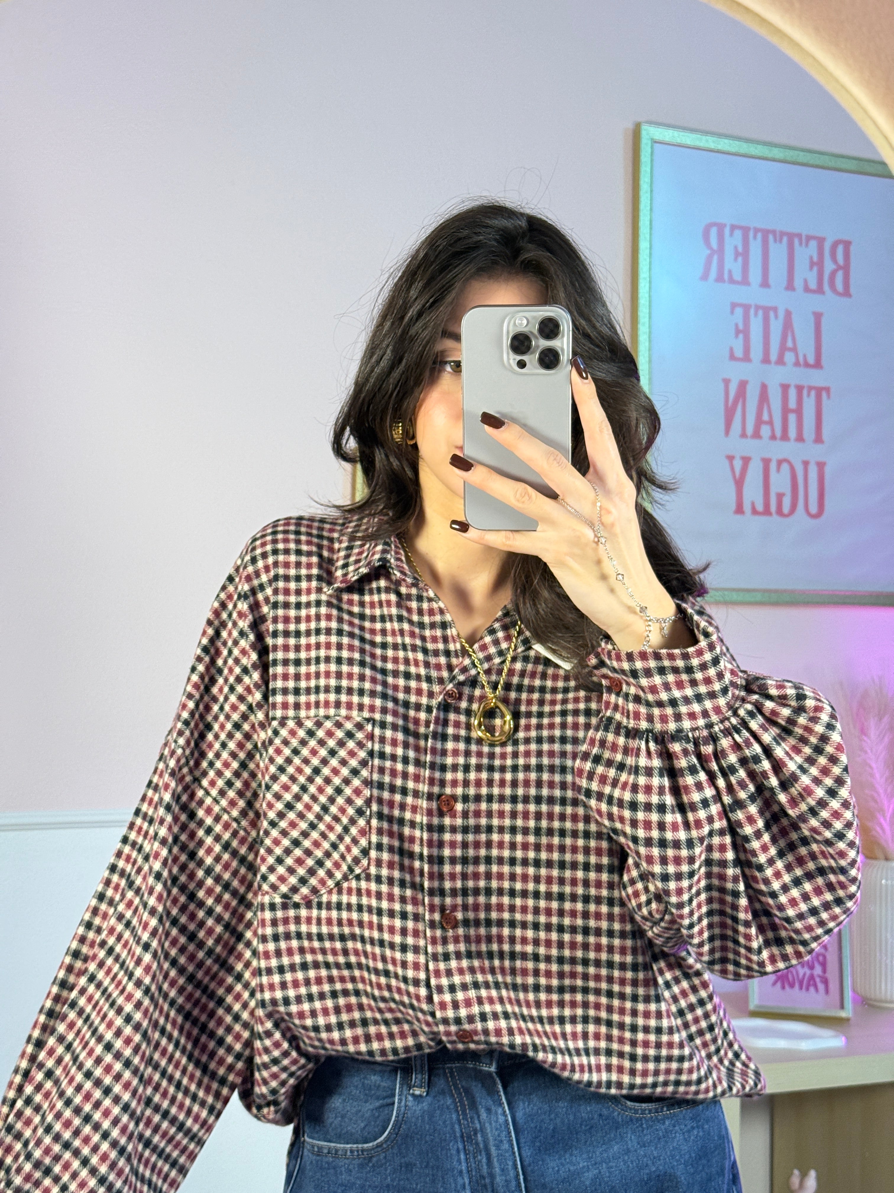 Camicia Nashville variante Bordeaux